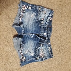 Miss me size 27 shorts